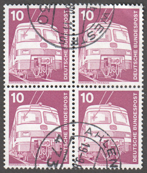 Germany Scott 1171 Used Block - Click Image to Close